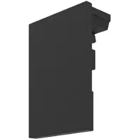 Eglo Onderdeel | LINE20H EINDKAP-U 20x29MM ZWART 2 st.
