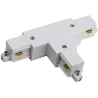 Powergear Onderdeel | | 1-phase track T Connector Left2 white | PRO-S136L2-W