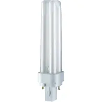 Patron PL-C 2P G24d-1 Spaarlamp | 10W 6500K 600Lm 865