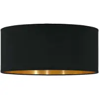 Eglo Onderdeel | Lampenkap 'PASTERI PRO' Ø530 H280 zwart/goud