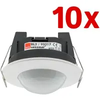 B.E.G. PIR Bewegingssensor | Plafond IP23 8m Wit | 93327