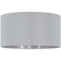 Eglo Onderdeel | Lampenkap 'PASTERI PRO' Ø450 H280 grijs/zilver