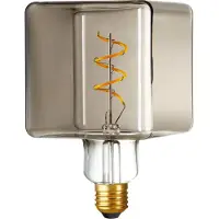 SPL | LED Filament | Grote fitting E27 | Kubuslamp | Helder | Rook | 4W | Dimbaar