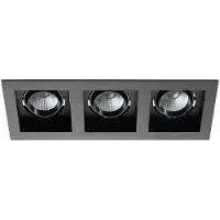 Eglo Inbouwspot | 'BISCARI' LED 3x6,4W 4000K Zwart | IP20 Ømm