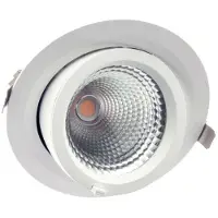 MacBright LED Bananenspot Ø111mm | 8.7W 4000K 1080Lm | IP40 | DALI Dimbaar | Tecno-LED Com