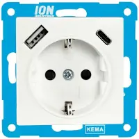 ION Industries Stopcontact met USB | | V1/J1