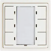 B.E.G. Luxomat Tastsensor | Drukknop 6 Toetsen VZ wit IP20 KNX 6Kanaal