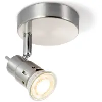 Home Sweet Home LED opbouwspot Cilindro Ø 9,5 cm - mat staal