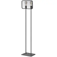 Home Sweet Home Vloerlamp Weave Zwart 2xe27