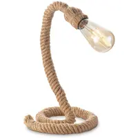 Home Sweet Home Tafellamp Pier Rope Bruin E27