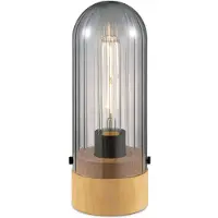 Home Sweet Home Tafellamp Capri S Hout Glas E27