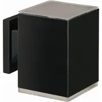 Luxform Solar Wandlamp Maine Zwart 11 X 16,7 X 15,5 Cm