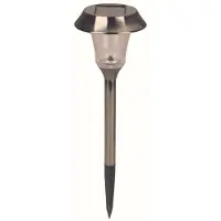 Luxform Solar Staande Buitenlamp Georgia Zwart D 15 H 46,8 Cm
