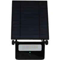 Praxis Solar Straler Zwart 16w Met Nachtlampje En Bewegingsmelder