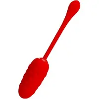 Pretty Love - Marina - Vibrerend Eitje met Nopjes - Handige Eénknopsbediening - Rood