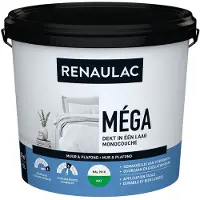RENAULAC Méga Muurverf - Mat - Ral9010 - 5l