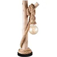 Home Sweet Home tafellamp Maritime - hout/touw