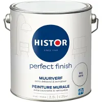 Histor Perfect Finish Muurverf Mat RAL 9016 2,5 LTR