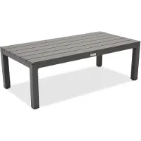 Garden Point Zakintos antraciet aluminium salontafel