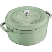 Staub La Cocotte En Pot 3,7 L - Bloempotten Gietijzer Sage - 1008650