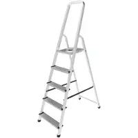 Sencys - Huishoudtrap - Aluminium - 5-treden – Max. 150kg