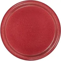 By On Porto Bordje 17 Cm Rood - Kleine borden Steengoed Red - 5211300506
