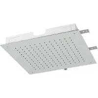 Hotbath Archie AR111 inbouw hoofddouche 50cm vierkant geborsteld koper PVD