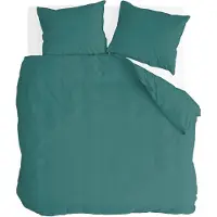 Byrklund Dekbedovertrek Katoen - Go Velvet - Groen 140 x 200/220 cm