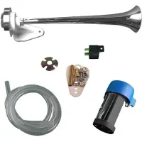 Marco Plastic Ma1c Chromed Horn 12v Zilver 390 mm