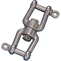 Jero Marine 10mm Dubbele Wartelsluiting Rvs
