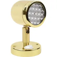 Kuipers Nautic Leeslamp LED 12 Volt 132mm 3,1 Watt Messing