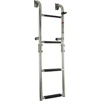Jero Marine Opvouwbare Zwemtrap Rvs 4 Treden 88x26cm