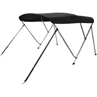 Jero Marine Biminitop 3 Boog 190-210cm Breed Zwart