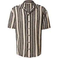 Only & Sons Overhemd 'ONSDani' zwart / wolwit
