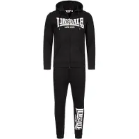 Lonsdale Joggingpak 'Feeny' zwart / wit