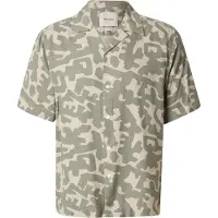 Only & Sons Overhemd 'ONSDen Summer Resort' kaki / olijfgroen