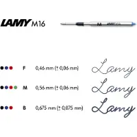 Lamy scala Balpen 251 - van roestvrij staal in de kleur geborsteld, satijn afwerking met draaimechanisme - incl. M 16 grote capaciteit vulling in zwart