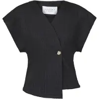Sisters point Evela-ve - Dames Top - Black - Maat XL