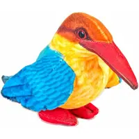 Wild republic ijsvogel knuffel - 12 cm pluche - voor kinderen en volwassenen