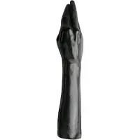 All Black Zwarte realistische fisting dildo