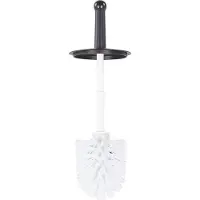 Beliani SOACHA - Toiletrol en borstelhouder - Zwart - Staal