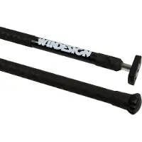 Windesign Helmstokverlenger 100cm x 20 mm X-Gripped Zwart