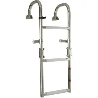 Jero Marine Opvouwbare Zwemtrap Rvs 3 Treden 69x26cm