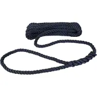Jero Marine 14mm x 15m Landvast met Lus 3-Strengs Polyester Blauw