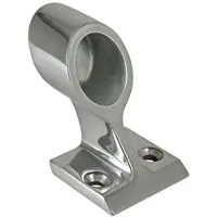 Jero Marine Railinghouder Eindstuk 25mm 120 graden Rvs