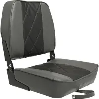 Jero Marine Bootstoel Inklapbaar 48x41x49cm Grijs-Zwart