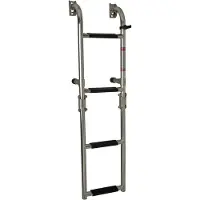 Jero Marine Opvouwbare Zwemtrap Rvs 4 Treden 88x22cm
