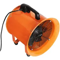 Monster MAXBLAST Professionele Ventilator + 6 meter opvouwbare slang - Ø 250 mm - 320 W - afzuiger stofafzuiging