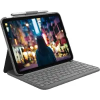 Logitech Slim Folio Apple iPad (2025/2022) Toetsenbord Hoes QWERTY