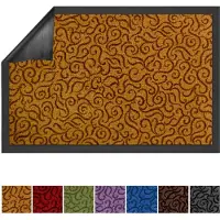 Casa Pura Vuilvangmat Brasil - Wasbare & Hoogwaardige Deurmat - voor Binnen - Schoonloopmat met Antisliprug - Deurmat voor de Entree - Beige - 90 x 120 cm